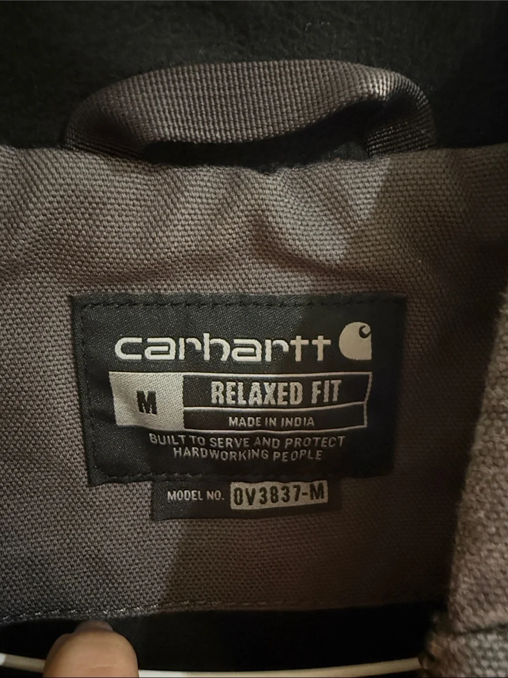 Carhartt canvas hooded